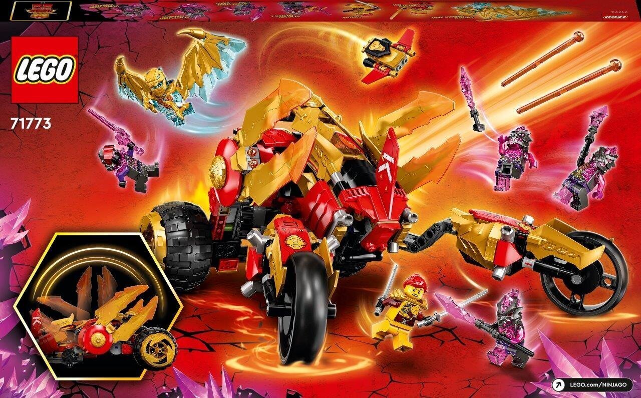 71773 LEGO® NINJAGO Багги Кая Золотой дракон цена | 220.lv