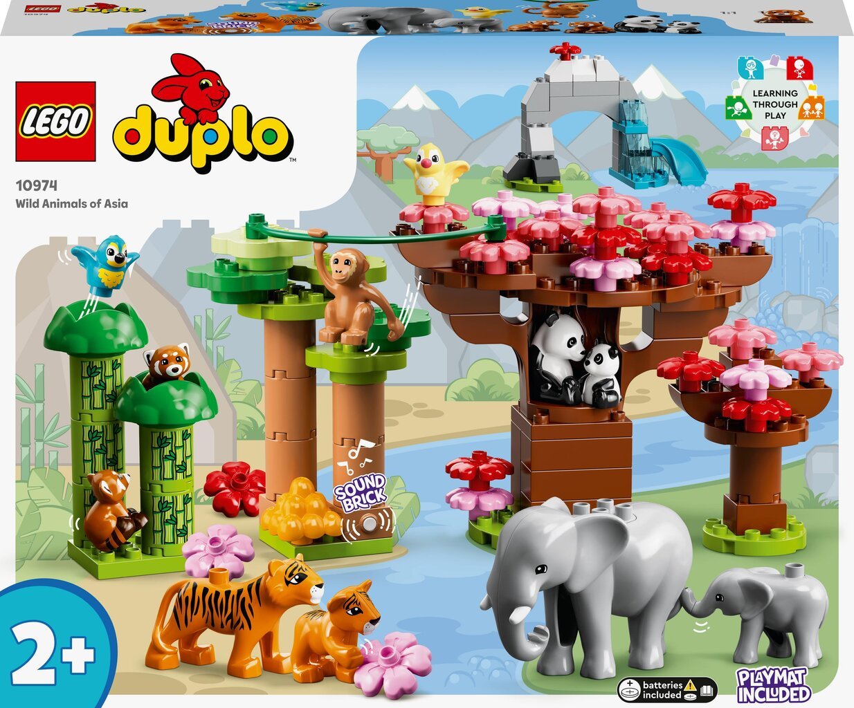 10974 LEGO® DUPLO Āzijas savvaļas dzīvnieki цена и информация | Konstruktori | 220.lv
