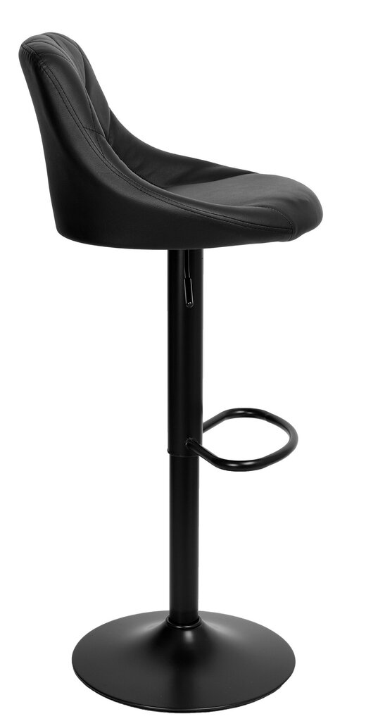 CYDRO BLACK melns bāra krēsls cena un informācija | Virtuves un ēdamistabas krēsli | 220.lv