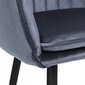 Samta krēsls SEVILLA samta grafīts cena un informācija | Virtuves un ēdamistabas krēsli | 220.lv