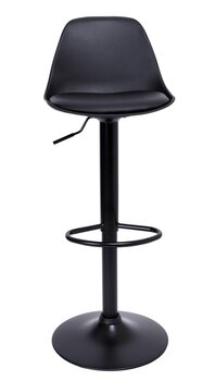 Барный стул KB-RICARDO BLACK, черный цена и информация | Стулья для кухни и столовой | 220.lv