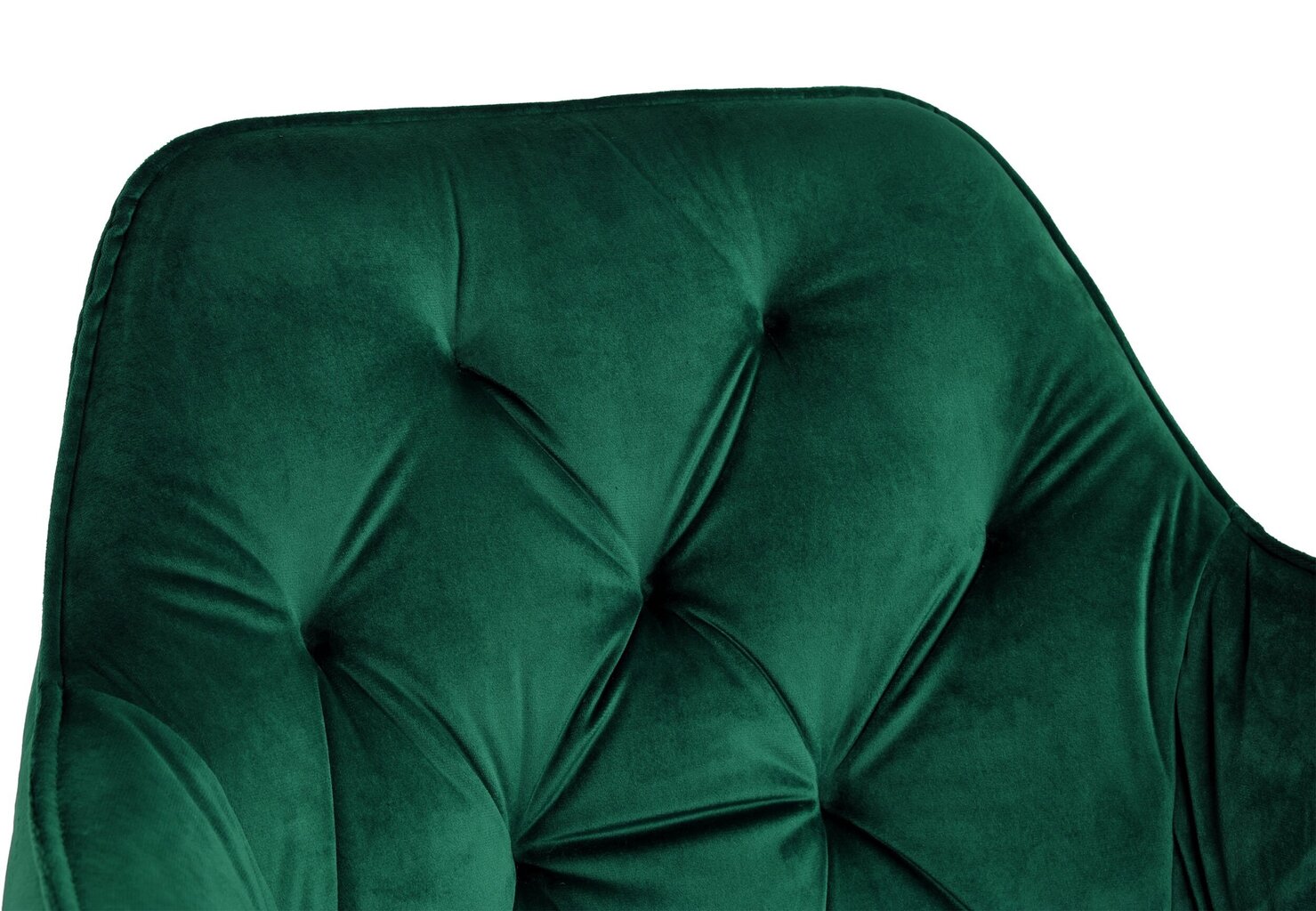NEVADA Velvet Tumši zaļš krēsls cena un informācija | Virtuves un ēdamistabas krēsli | 220.lv