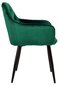NEVADA Velvet Tumši zaļš krēsls cena un informācija | Virtuves un ēdamistabas krēsli | 220.lv