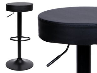 KB-JIMI BLACK melns bāra krēsls цена и информация | Стулья для кухни и столовой | 220.lv
