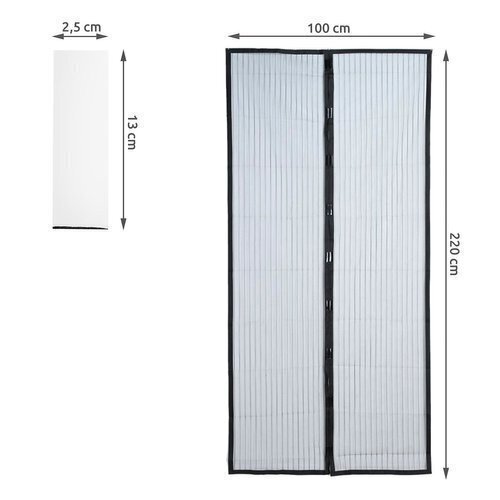 Durvju aizsardzība pret kukaiņiem 80/90 / 100x210 / 220cm 12523 cena un informācija | Moskītu tīkli | 220.lv