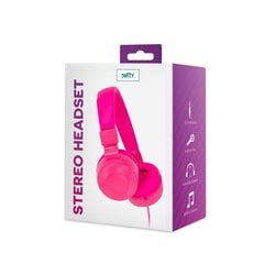 Setty wired headphones pink цена и информация | Наушники | 220.lv