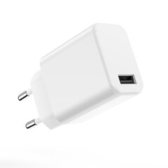 Setty charger 1x USB 3A white цена и информация | Зарядные устройства для телефонов | 220.lv
