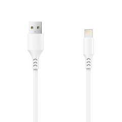 Setty charger 1x USB 2,4A white + Lightning cable 1,0 m NEW цена и информация | Зарядные устройства для телефонов | 220.lv