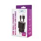 Setty lādētājs 1x USB 2,4A, melns + microUSB kabelis 1,0 m NEW cena un informācija | Lādētāji un adapteri | 220.lv