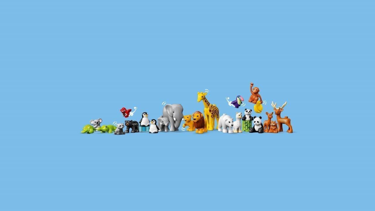 10975 LEGO® DUPLO Pasaules savvaļas dzīvnieki цена и информация | Konstruktori | 220.lv