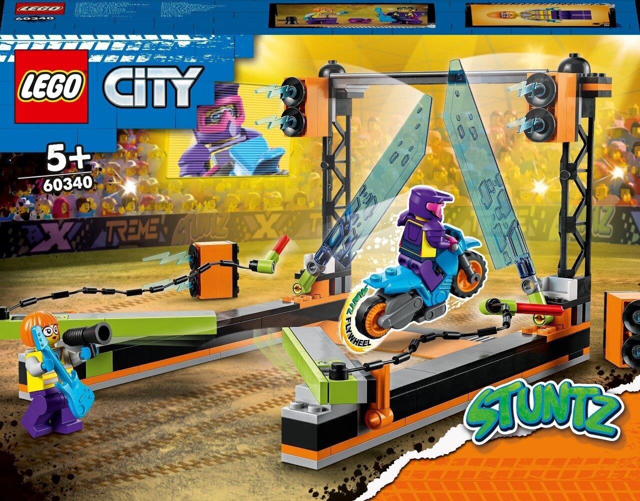 60340 LEGO® City Stunt Трюковое испытание с клинками цена | 220.lv