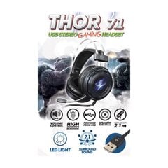 Rebeltec Thore 7.1 USB цена и информация | Наушники | 220.lv