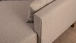 Stūra dīvāns ar pufu Artie Bella, smilškrāsas cena un informācija | Stūra dīvāni | 220.lv