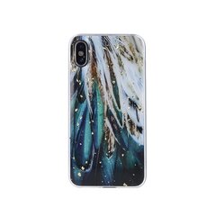 Gold Glam maciņš, piemērots Samsung Galaxy A32 5G / M32 5G feathers цена и информация | Чехлы для телефонов | 220.lv