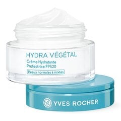 Увлажняющий крем Yves Rocher Hydra Végétal SPF20, 50 мл цена и информация | Наносите на чистую кожу лица. Подержите около 10-15 минут и смойте водой. | 220.lv
