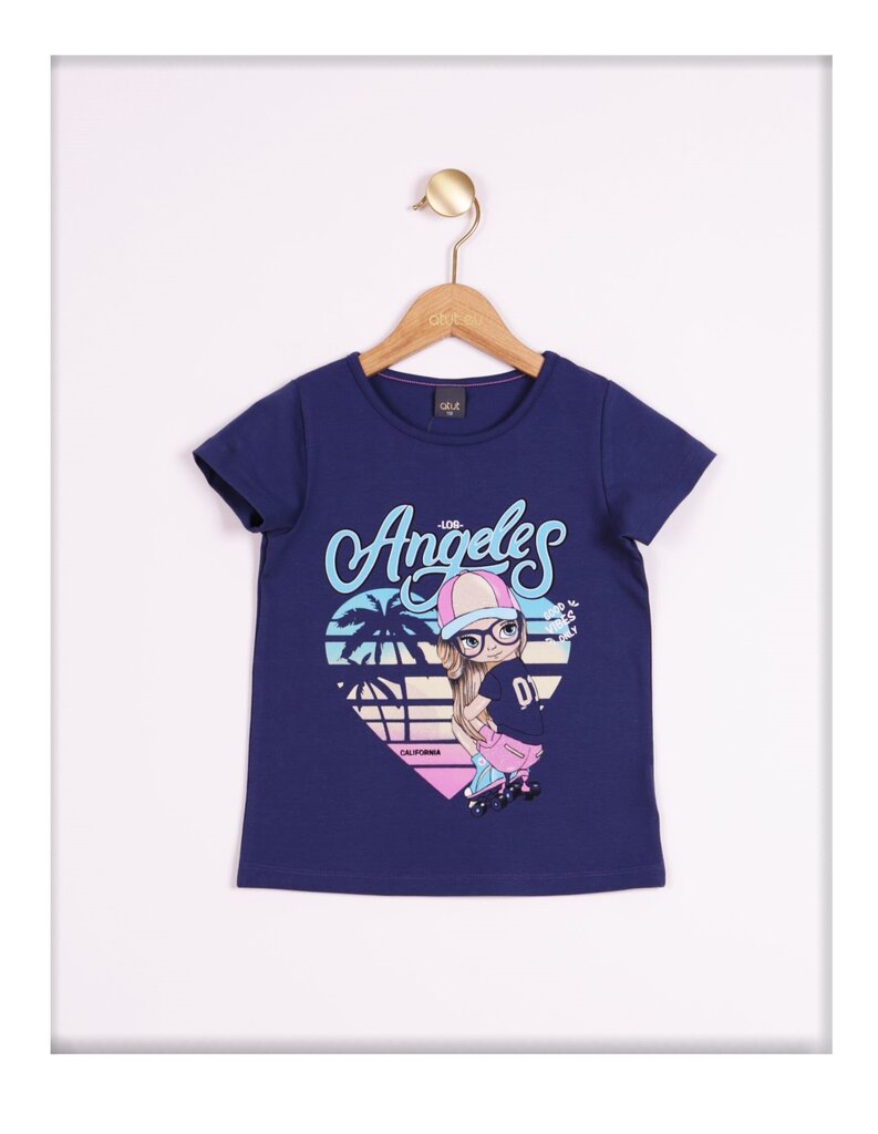 T-krekls ar īsām piedurknēm meitenēm цена и информация | Krekli, bodiji, blūzes meitenēm | 220.lv