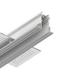 Magnētiska sliede EGO_PROFILE_RECESSED_2000_mm_WH cena un informācija | Sliežu apgaismojuma sistēmas | 220.lv