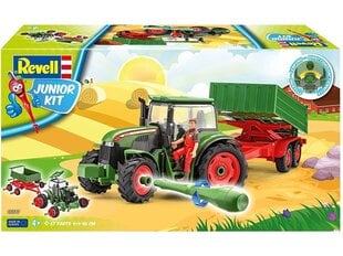 Трактор с прицепом и фигуркой Revell - Junior Kit 00817 цена и информация | Kонструкторы | 220.lv