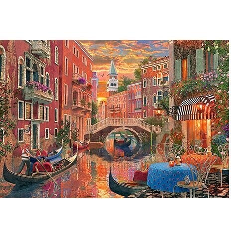 Puzzle 1500 elements Romantic Evening in Venice цена и информация | Puzles, 3D puzles | 220.lv