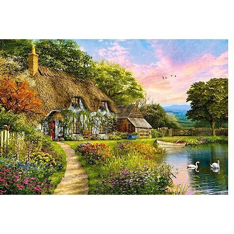 Puzzle 1500 elements Countryside Cottage цена и информация | Puzles, 3D puzles | 220.lv
