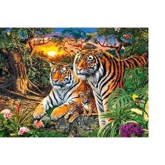 Puzzle 2000 pieces Family of tigers цена и информация | Пазлы | 220.lv