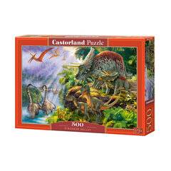 Puzzle 500 pieces Dinosaurs of the valley cena un informācija | Puzles, 3D puzles | 220.lv