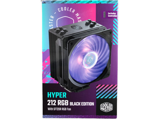 Dzesētājs Master Hyper 212 RGB Black Edition RR-212S-20PC-R2 cena un informācija | Procesora dzesētāji | 220.lv