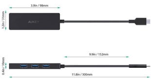 AUKEY CB-C64 цена и информация | Адаптеры и USB разветвители | 220.lv