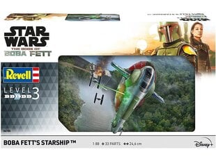  Сборная пластиковая модель Revell - Star Wars The Book of Boba Fett: Boba Fett‘s Starship, 1/88, 06785 цена и информация | Конструкторы и кубики | 220.lv