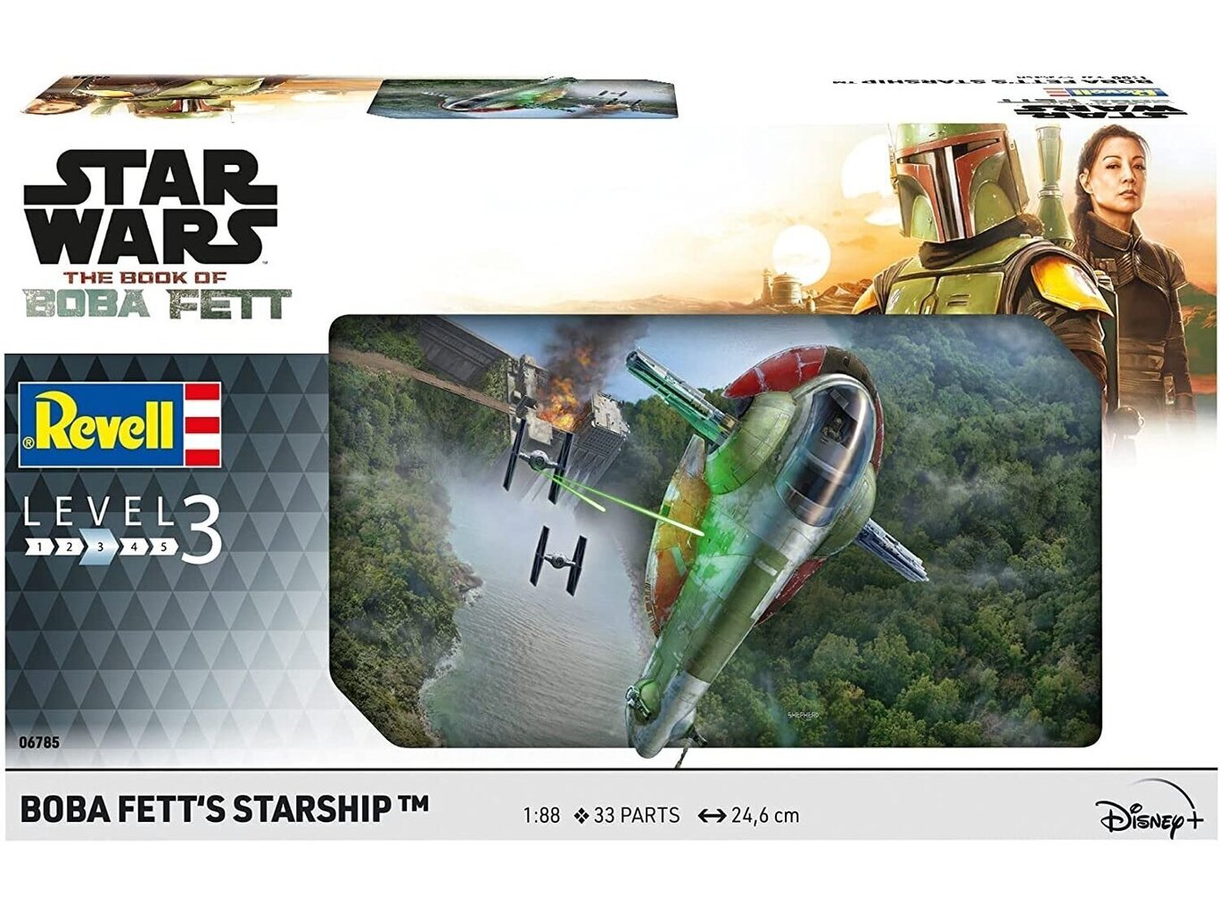 Revell - Star Wars The Book of Boba Fett: Boba Fett‘s Starship, 1/88, 06785 цена и информация | Konstruktori | 220.lv