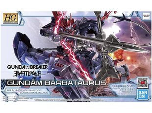 Сборная Gunpla модель Bandai - HGGBB Gundam Barbataurus, 1/144, 62025 цена и информация | Конструкторы и кубики | 220.lv