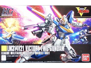Bandai - HGUC LM314V21 Victory Two Gundam, 1/144, 58267 cena un informācija | Konstruktori | 220.lv