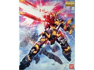 Сборная Gunpla модель Bandai - MG RX-0 Unicorn Gundam 02 Banshee, 1/100, 63045 цена и информация | Конструкторы и кубики | 220.lv