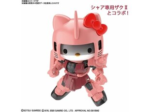 Bandai - SD Gundam Cross Silhouette Hello Kitty / MS-06S Char's Zaku II, 61029 cena un informācija | Konstruktori | 220.lv