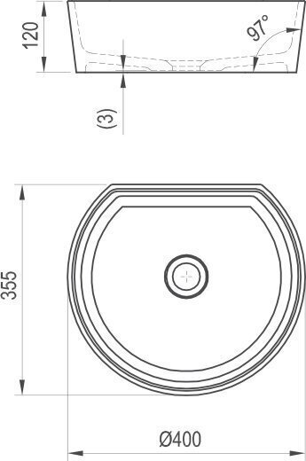 Izlietne Ravak Moon1C цена и информация | Izlietnes | 220.lv