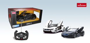 RASTAR vadāms automašīnas modelis R/C 1:14 BMW i8, 71000 цена и информация | Игрушки для мальчиков | 220.lv