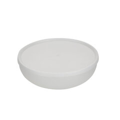 Миска пластиковая  22 см, 1,85 л, белая цена и информация | Посуда, тарелки, обеденные сервизы | 220.lv