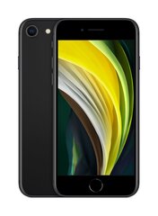 iPhone SE 2.gen 64GB Black (lietots, stāvoklis A) cena un informācija | Mobilie telefoni | 220.lv