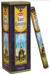 Saint Expeditus aromatiskie smaržkociņi KRISHAN India, 8 gab. cena un informācija | Sveces un svečturi | 220.lv