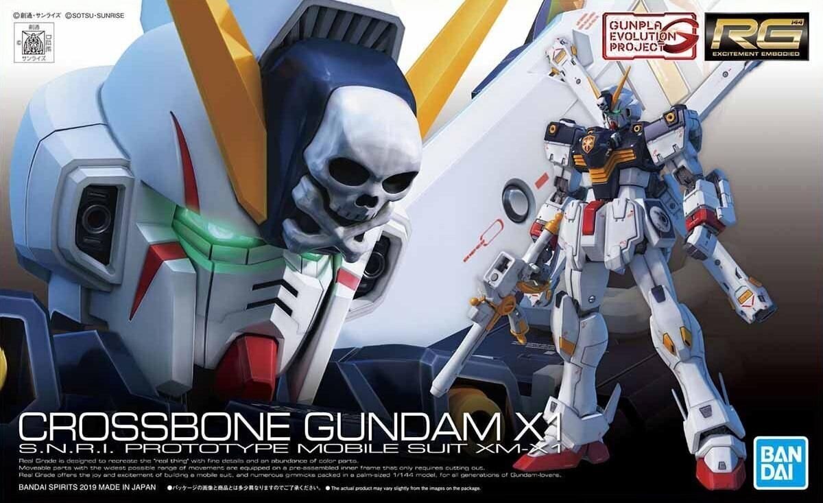 Bandai - RG Crossbone Gundam X1, 1/144, 57617 цена и информация | Attīstošās rotaļlietas | 220.lv