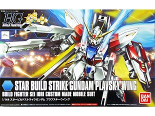 Bandai - HGBF Star Build Strike Gundam Plavsky Wing, 1/144, 58789 cena un informācija | Konstruktori | 220.lv
