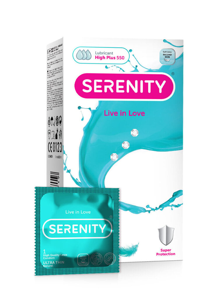 Презервативы Serenity Ultra Thin Naturel Ультратонкие. 10 шт. в упаковке.  цена | virs18.220.lv