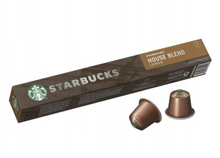 STARBUCKS Nespresso House Blend Lungo 10 gab. cena un informācija | Kafija, kakao | 220.lv