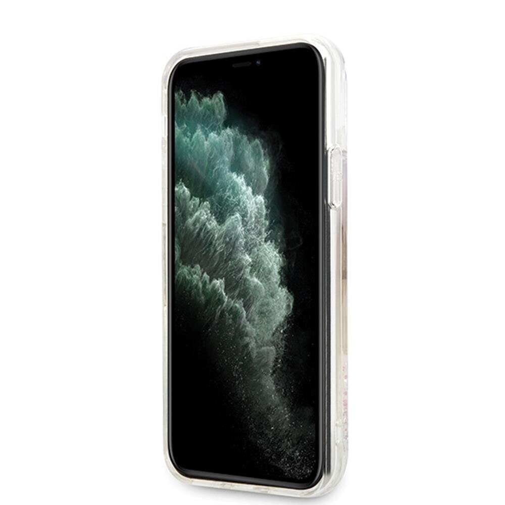 Guess GUHCN65LGIRGP, piemērots iPhone 11 Pro Max, caurspīdīgs/balts цена и информация | Telefonu vāciņi, maciņi | 220.lv