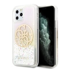 Чехол Guess GUHCN65LGIRGP для iPhone 11 Pro Max, прозрачный/белый цена и информация | Чехлы для телефонов | 220.lv