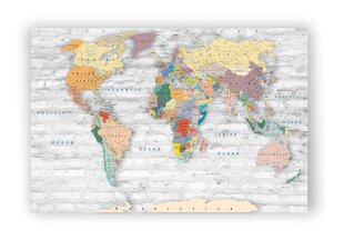 Карта мира из пробкового дерева цена и информация | Картины | 220.lv