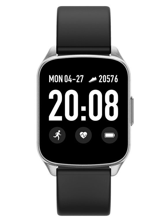 G. Rossi SW009 Silver/Black cena un informācija | Viedpulksteņi (smartwatch) | 220.lv