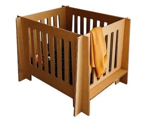 Bērnu gultiņa no kartona EVE HAP cena un informācija | Zīdaiņu gultas | 220.lv