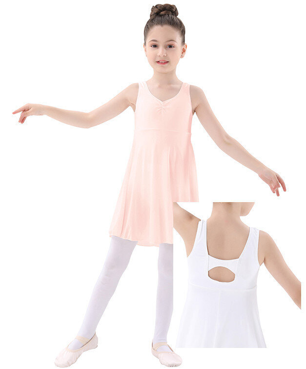 Vingrošanas tērps ar svārkiem meitenēm cena un informācija | Baleta apģērbs | 220.lv