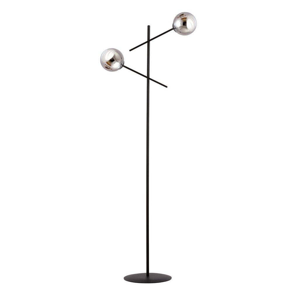 Emibig stāvlampa Linear LP2 Black/Grafit cena un informācija | Stāvlampas | 220.lv